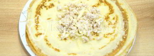 блины с курицей. Шаг 10