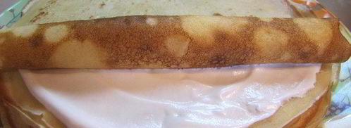 блины с нежнейшим белково-лимонным кремом. Шаг 13