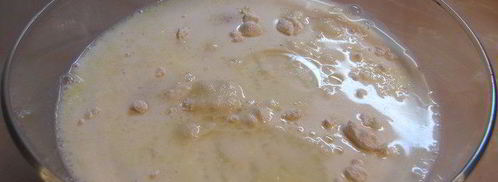 блины с нежнейшим белково-лимонным кремом. Шаг 4