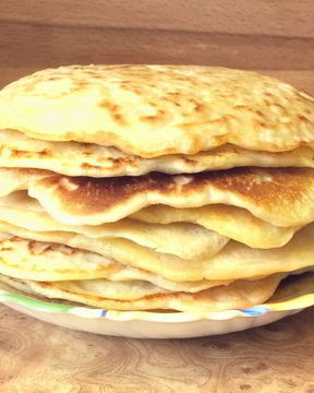 Блины толстые с картофелем