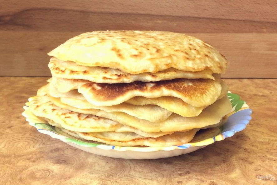 Рецепт блинов толстых с картофелем