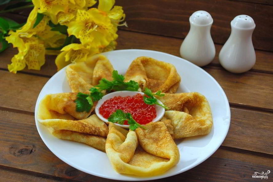 Рецепт блинов царских