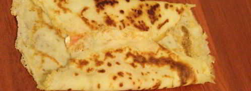 фаршированные блинчики с семгой и плавленным сыром. Шаг 9