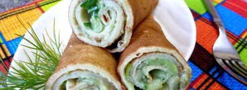 кукурузные блины с авокадо. Шаг 6