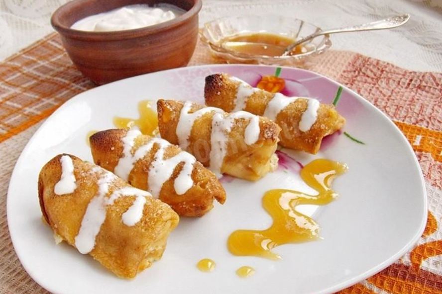 Рецепт налистников со сметаной