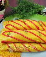 Нежные блинчики с капустой