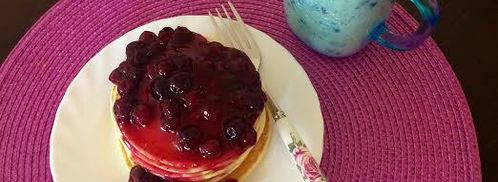 панкейки с черничным сиропом. Шаг 8