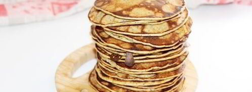 панкейки с хурмой и маком. Шаг 9