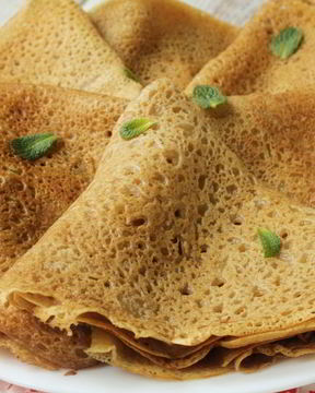 Постные блины на минералке