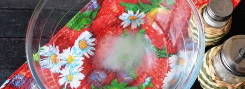 постные тонкие блины с дырочками. Шаг 4