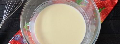 постные тонкие блины с дырочками. Шаг 7