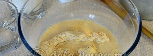 пшенные дрожжевые блины. Шаг 3