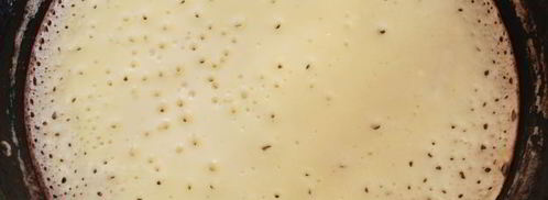 пышные блины с дырочками. Шаг 8