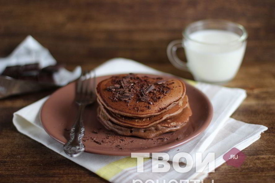 Рецепт шоколадных панкейков