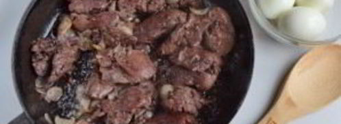 шпинатные блины с печенью. Шаг 3