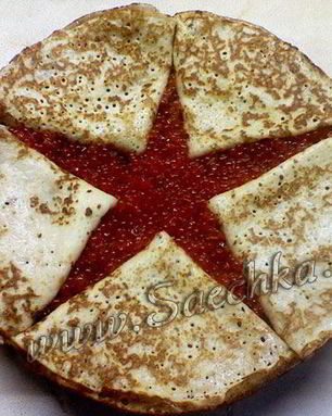 Тонкие блинчики с дырочками