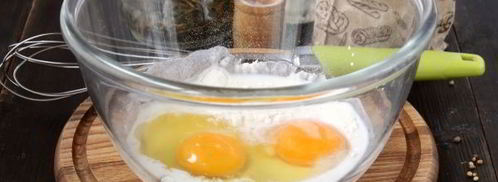 тонкие блины с черемшой. Шаг 4