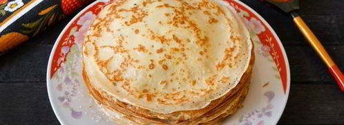 тонкие дрожжевые блины на молоке. Шаг 14