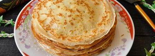 тонкие дрожжевые блины на молоке. Шаг 15