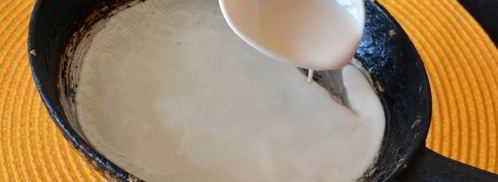 тонкие дрожжевые блины на молоке. Шаг 11