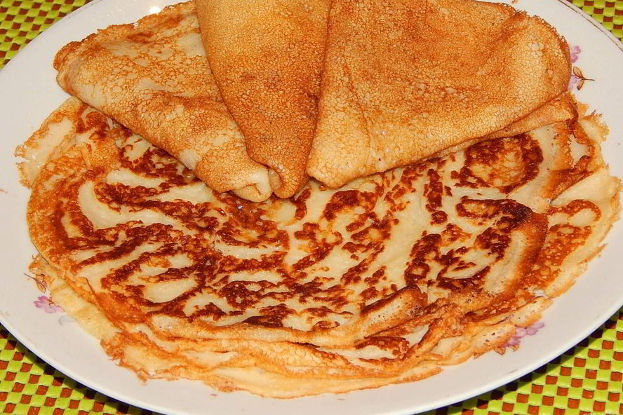 Рецепт вкусных блинчиков на кефире