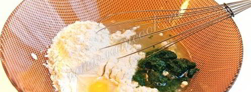 закусочные блинчики с подкопченным лососем. Шаг 3