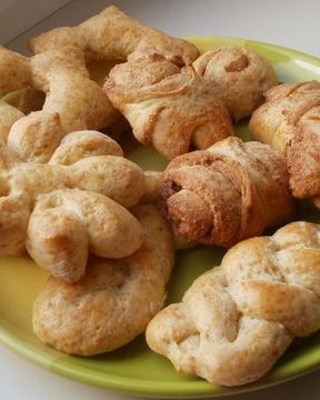 Булочки из творожного теста