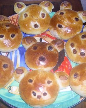 Булочки Мишки для моей маленькой зайки