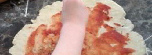 булочки-рулеты с сырной начинкой. Шаг 3