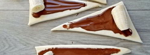 булочки с бананом и шоколадом. Шаг 8