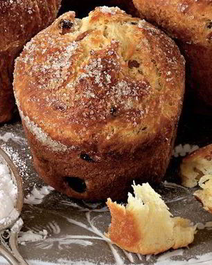 Булочки с изюмом