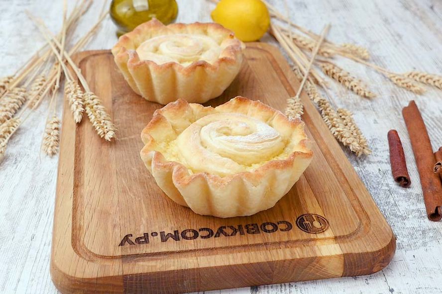 Рецепт булочек с лимонной начинкой