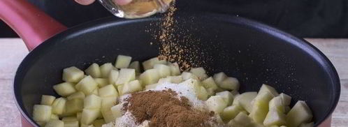 булочки с яблоками и корицей. Шаг 13