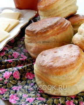 Булочки слоеные из дрожжевого теста