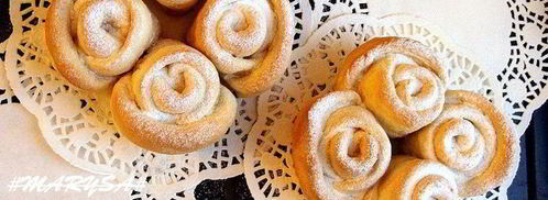 булочки ванильные на топленом молоке. Шаг 14