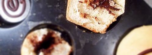 дрожжевые булочки с мандаринами и шоколадом. Шаг 12