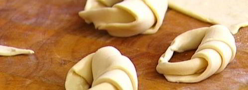 круассаны с конфитюром и шоколадным сыром. Шаг 4