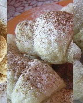 Круассаны с земляникой, ежевикой и шоколадом