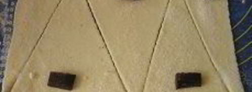 круассаны с земляникой, ежевикой и шоколадом. Шаг 6