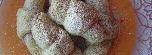 круассаны с земляникой, ежевикой и шоколадом. Шаг 9