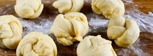 сладкие булочки из дрожжевого теста. Шаг 11