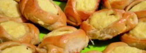 ватрушки с творогом на сметанно-дрожжевом тесте. Шаг 10