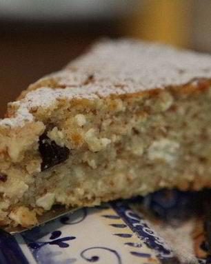 Австрийский чизкейк с миндалем и изюмом