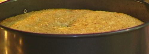 австрийский чизкейк с миндалем и изюмом. Шаг 12