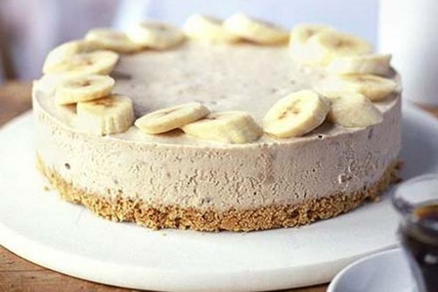 Рецепт чизкейка бананового с творогом без выпечки