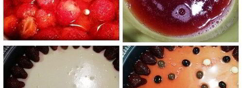 чизкейк без выпечки с клубникой. Шаг 3