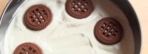 чизкейк без выпечки с творогом. Шаг 7