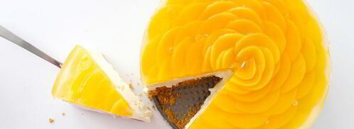 чизкейк с персиками. Шаг 9