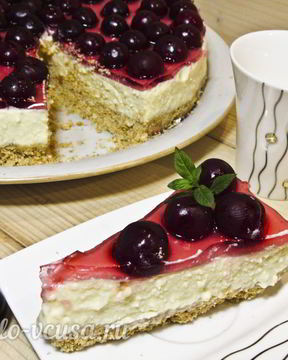 Чизкейк с вишней