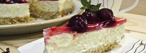 чизкейк с вишней. Шаг 22